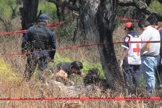 Hallan cadáver de hombre ejecutado a balazos en Tehuacán