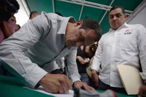 Cuauhtémoc Blanco se registró como candidato a la alcaldía de Cuernavaca