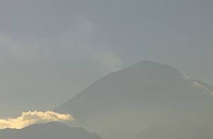 FOTOS: Registran derrumbe en pico del Fraile del Popocatépetl