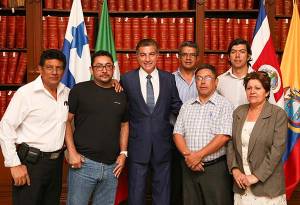 Alcalde de Puebla fortalece relación con países de Centroamérica