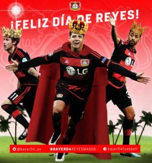 Chicharito, uno de los Reyes Magos del Bayer Leverkusen