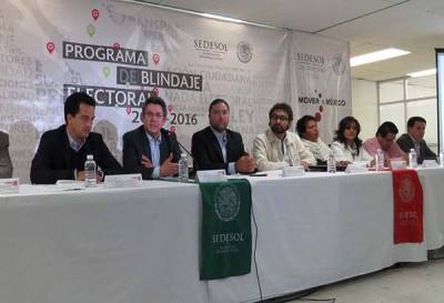 Sedesol instala comité para blindaje electoral 2016 en Puebla
