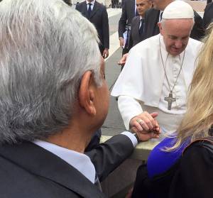 Norberto Rivera gestionó encuentro de AMLO con el Papa Francisco