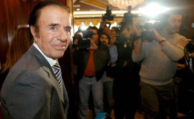 Carlos Menen, ex presidente de Argentina, a la cárcel por corrupción