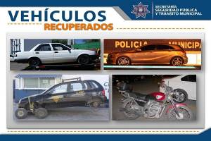 Policía de Puebla recuperó siete vehículos con reporte de robo
