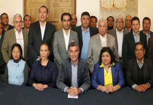 Tony Gali se reúne con los principales sindicatos del estado de Puebla