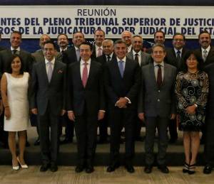 Tony Gali se reúne con integrantes del Consejo de la Judicatura del Poder Judicial