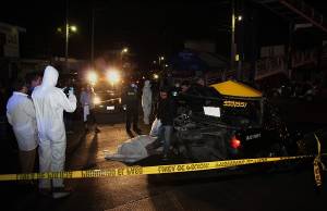 FOTOS: Ebrios mataron a taxista tras colisión en la carretera federal a Atlixco