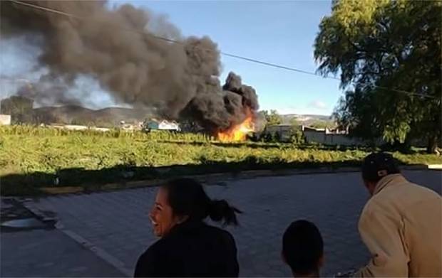 Explota combustible oculto en vivienda de Tepeaca; no hubo heridos