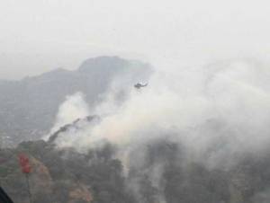 Controlado al 100% incendio forestal en Tepoztlán, Morelos