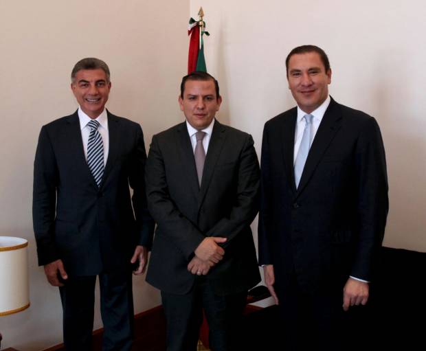 Moreno Valle y Gali se reúnen con subsecretario de Egresos de la SHCP