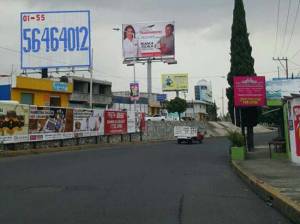Blanca Alcalá viola veda electoral: no bajó anuncios espectaculares