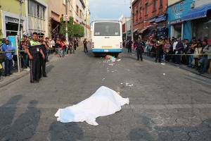 FOTOS: Chofer de la Ruta 68 mató a anciano en el centro de Puebla
