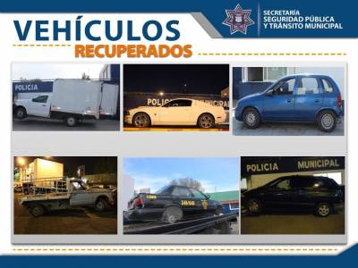 Policía de Puebla localizó 13 vehículos con reporte de robo