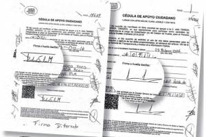 Firma del presidente del INE en Puebla, entre cédulas de apoyo para Ana Tere