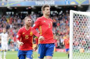 Eurocopa 2016: Piqué dio tres puntos a España ante República Checa