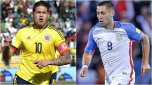 Estados Unidos enfrenta a Colombia en la Copa América Centenario