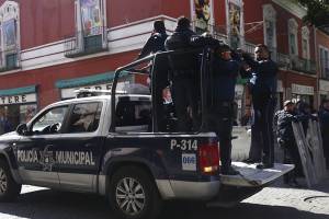 Limpian de vendedores ambulantes el Centro Histórico de Puebla