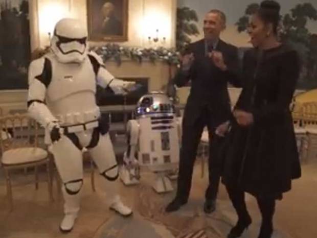 VIDEO: Obama también celebró el Día Star Wars