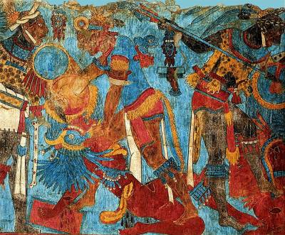 Murales de Cacaxtla, color que siempre brilla en Tlaxcala
