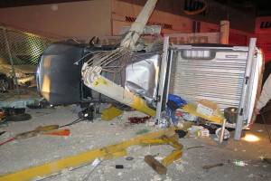 FOTOS: Una mujer muerta y otra lesionada, saldo de volcadura en Puebla