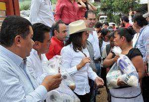 Blanca Alcalá y el PRI lucran con los damnificados de la Sierra Norte