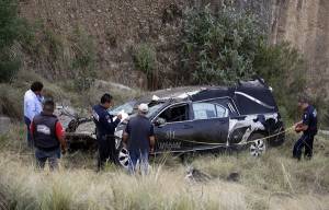 FOTOS: Murió chofer de carroza fúnebre tras accidente en la Amozoc-Perote