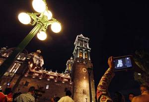 Iglesias se sumaron a concierto de campanas por 485 aniversario de la ciudad de Puebla