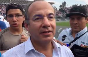 VIDEO: Gritan “asesino” a Calderón en el Gran Premio de México