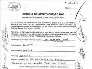 Hija de Blanca Alcalá confirma que Ana Teresa Aranda presentó firmas falsas al IEE
