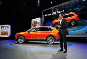 VW de México presenta en Detroit la versión larga de la Tiguan