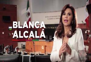 Blanca Alcalá presenta su tercer informe como senadora a través de un video