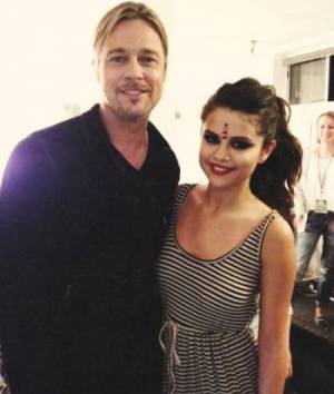 Brad Pitt habría sido infiel con Selena Gomez