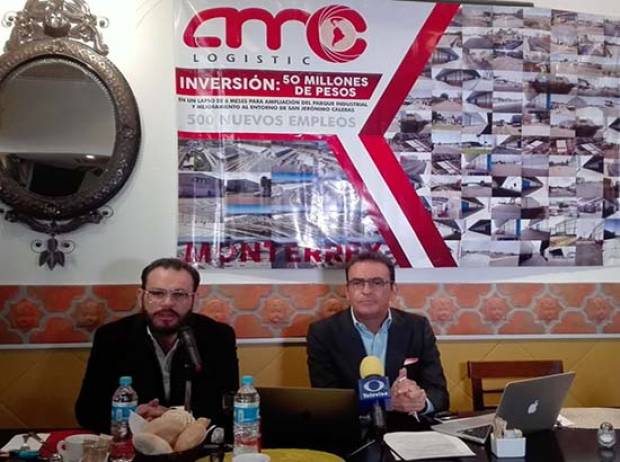 AMC Logistic anuncia inversión de 50 mdp en parque industrial de San Jerónimo Caleras
