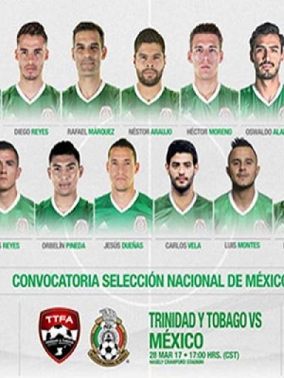 México presentó lista de convocados para eliminatoria mundialista