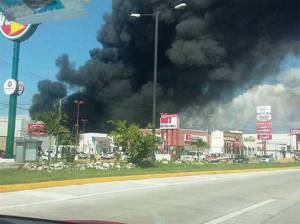 Estalla bodega clandestina de combustible en Veracruz