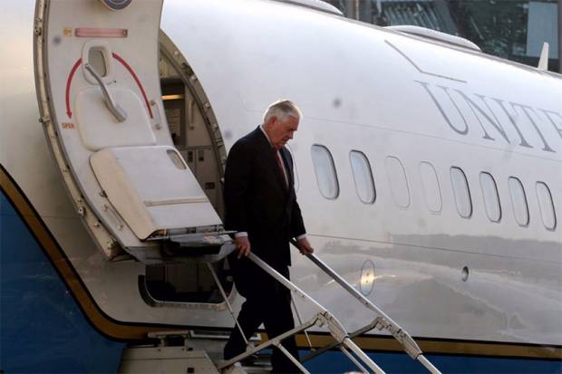 Secretario de Estado de EU llega a México en visita de dos días
