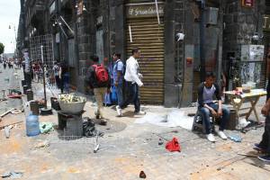 CDH Puebla abre investigación por enfrentamiento entre policías y ambulantes