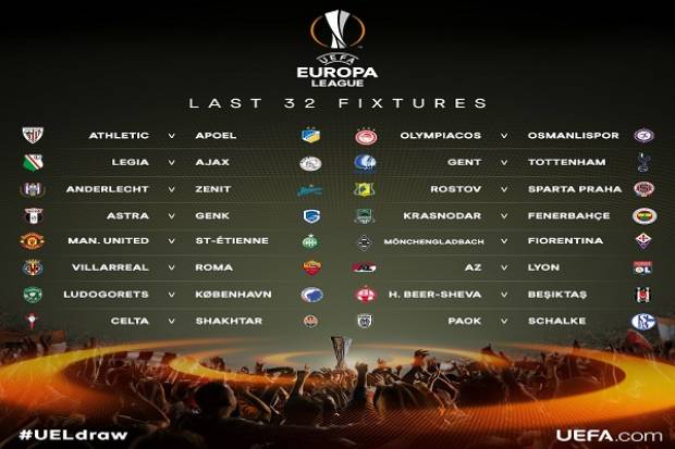 Europa League: Listos los Octavos de Final