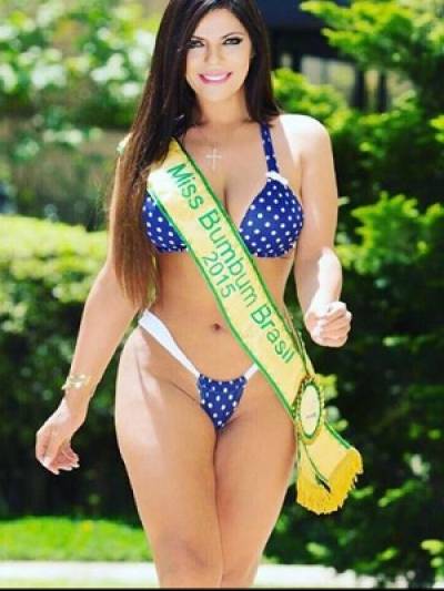 FOTOS: Suzy Cortez, Miss Bumbum 2015, al desnudo para la revista Sexy