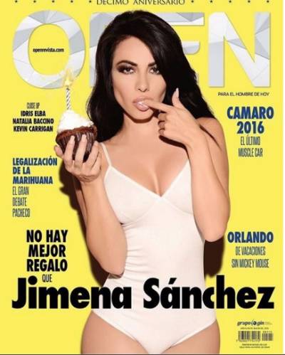FOTOS: Jimena Sánchez, la sexy portada de Open para diciembre