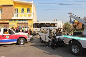 FOTOS: Más de 30 heridos dejó colisión de Ruta 27 contra camioneta en Tlaltepango