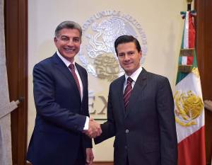 Peña Nieto recibe a Tony Gali en Los Pinos