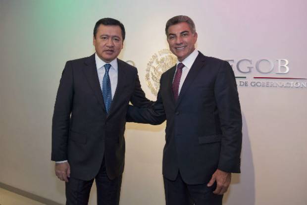 Tony Gali se reúne con Osorio Chong; fijan agenda común