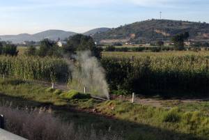 Controlan otra fuga de combustible en autopista Puebla-Orizaba