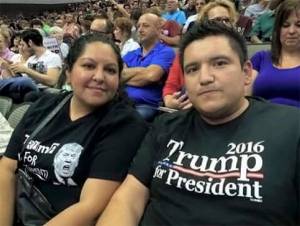 Controversia por foto de latinos apoyando mitin de Donald Trump