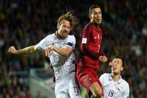 Doblete de Cristiano Ronaldo en el Portugal 4-1 Letonia