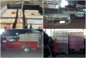 Decomisan 7 mil litros de combustible robado y 32 vehículos en operativos por Puebla