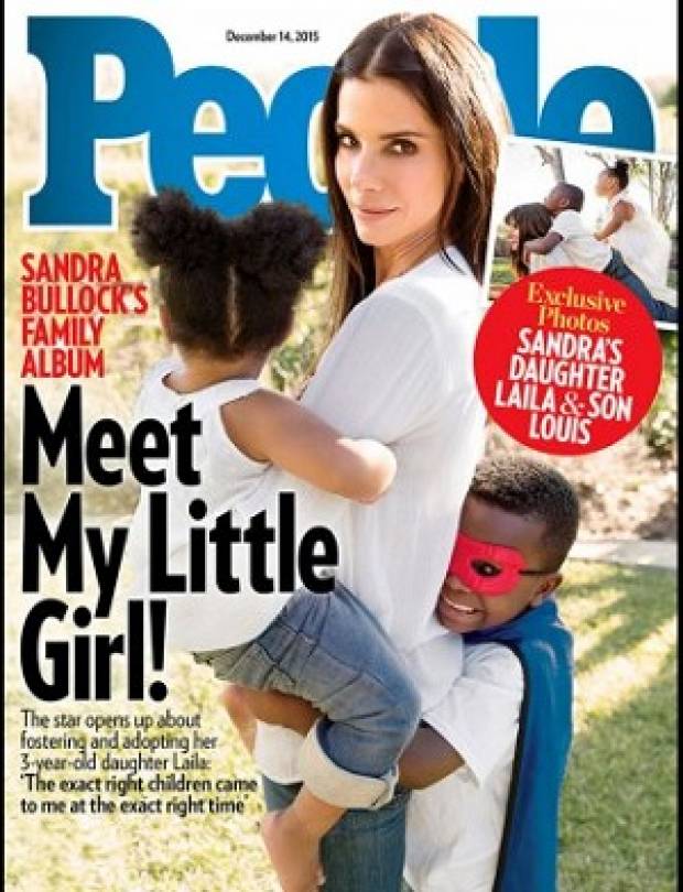 Sandra Bullock confirma adopción de Laila, su nueva hija de tres años de edad