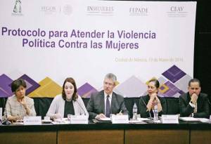 INE descarta violencia política hacia Blanca Alcalá; señalamientos, “parte de la contienda”